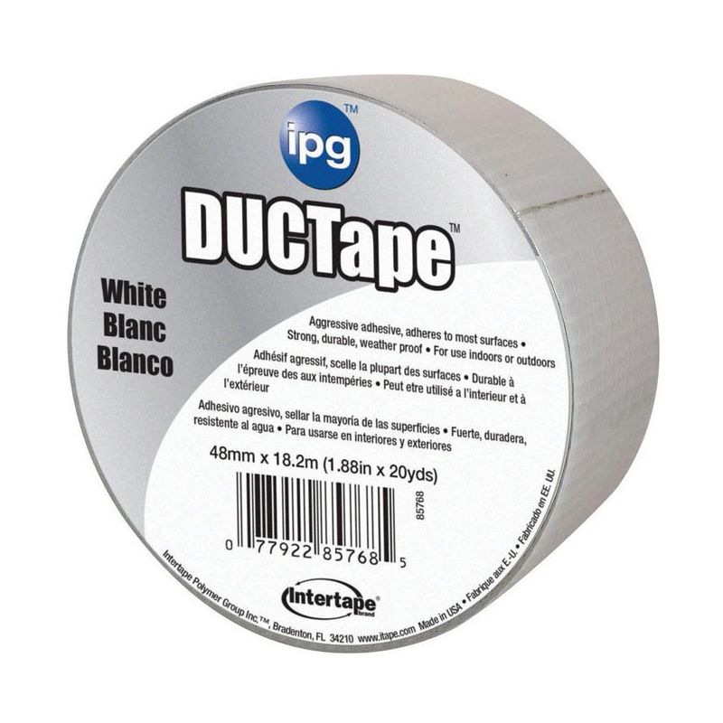 IPG JobSite 1.88 in. W X 20 yd L White Duct Tape, 1 of 2