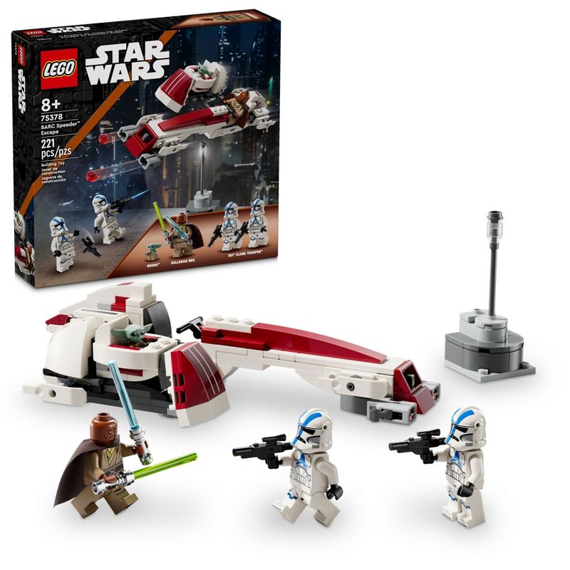 LEGO Star Wars BARC Speeder Escape Mandalorian Toy 75378, 1 of 8