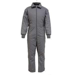 RefrigiWear Canvas Coveralls – 10°F Insulated, Water-Repellent Work Coveralls with Fleece-Lined Collar - 1 of 4