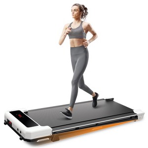 KERDOM With Incline & Compact Walking Pad Treadmill with an Incline, 2 in 1 Portable Treadmill with Remote Control, 265LB Capacity for Walking - 1 of 1
