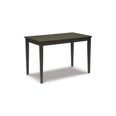 Signature Design by Ashley Contemporary Kimonte Dining Table, Dark Brown