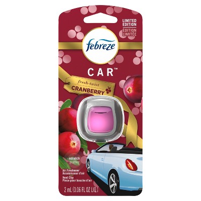 Febreze Car Air Freshener - Fresh Twist Cranberry - 1ct