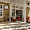 Patio Wall ClockThermometer-Indoor/OutdoorDecorative 18 Quartz - 3 of 4