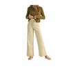 Women's Lace Up Front Detail Pants - MIOU MUSE - 4 of 4