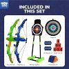 Kids Bow and Arrow Set for Ages 8-12, Archery Toy with Target & Arrows for Outdoor Play - 2 of 4