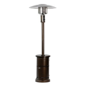Heatmaxx Outdoor Gas Patio Heater Floor Standing 48000 BTU's Bronze Finish - 1 of 4