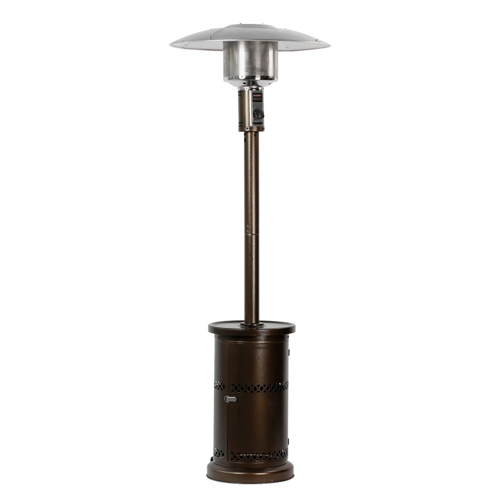Heatmaxx Outdoor Gas Patio Heater Floor Standing 48000 BTU's Bronze Finish