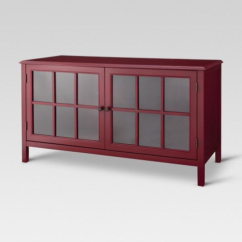 windham tv stand red - threshold™ : target