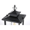 Elegant Lighting Sepviva 7 inch Outdoor Pendant in Black - 3 of 4