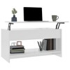 vidaXL Coffee Table High gloss white Engineered wood Medium Coffee Table - 4 of 4