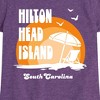 Girls' - Instant Message - Hilton Head Island Fitted Short Sleeve Graphic T-Shirt - 2 of 4