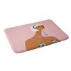 Maritza Lisa Cheetah Earrings Bath Rug - Deny Designs - image 2 of 3