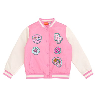 Paw Patrol Girls Varsity Bomber Jacket Toddler