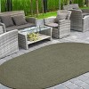 Modern Rustic Braided Pattern High-Traffic Polypropylene Casual Coastal Indoor/Outdoor Area Rug by Blue Nile Mill - 2 of 4