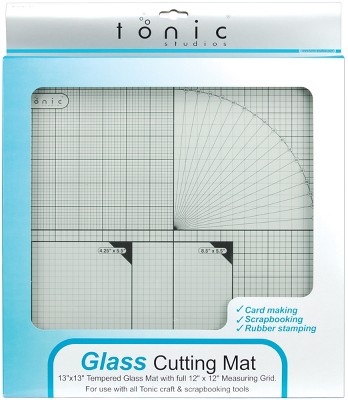 Sizzix Accessory, Standard Cutting Pads 2/pack - Clear with Silver Glitter  - Scrapbooking Made Simple