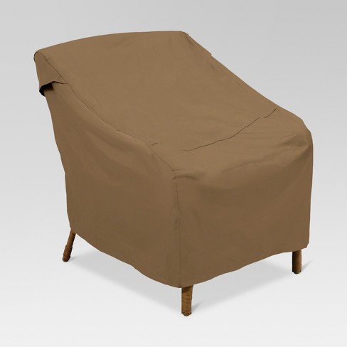 Polyester Club Patio Chair Cover 34 H Brown Threshold