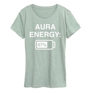 Women's - Instant Message - Aura Energy 67 Short Sleeve Graphic T-Shirt - 1 of 4