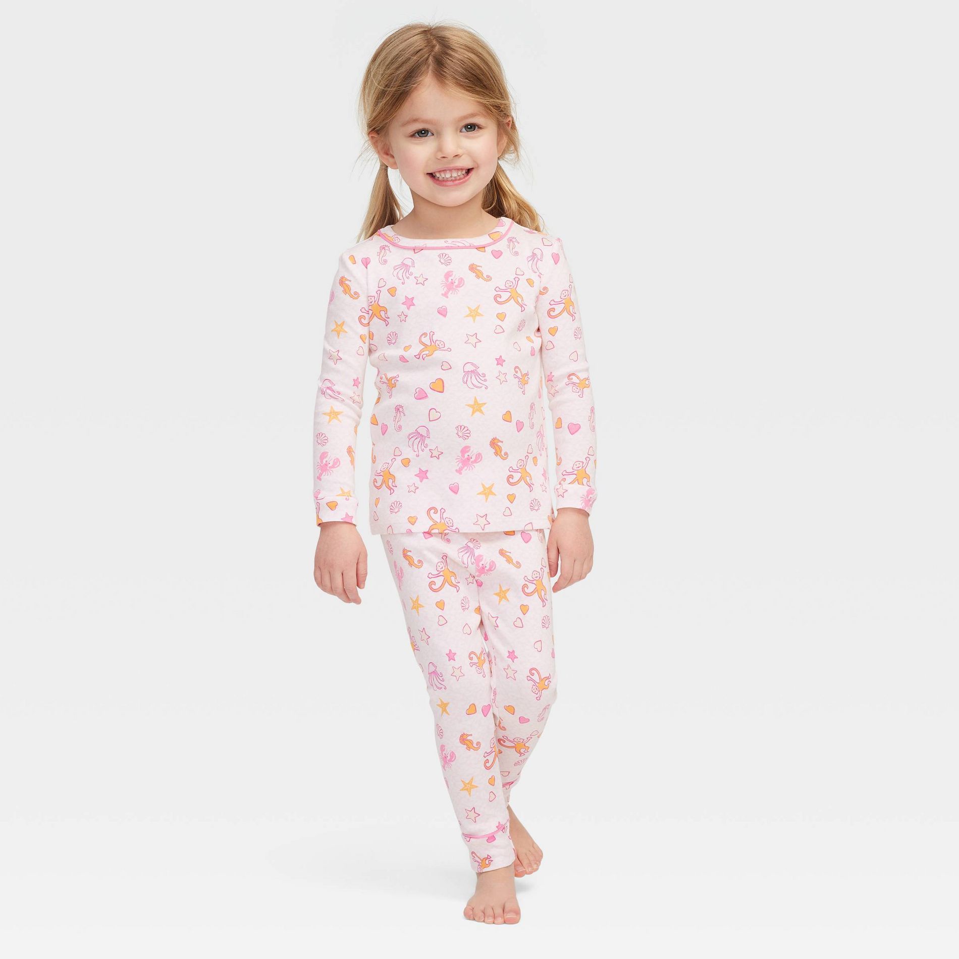 Toddler Sea Life Pajama Set Pink - Roller Rabbit x Target