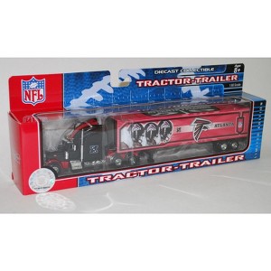 Atlanta Falcons Fleer NFL Peterbilt Tractor Trailer 1:80 Scale Toy Vehicle - 1 of 1