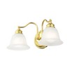Livex Lighting Essex 2 - Light Vanity in  Polished Brass - 3 of 4