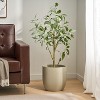 NicBex Artificial Tree Faux Plants 4FT Artificial Eucalyptus Leaves Bonsai Tree Indoor with Wood Trunk, Room Decor for Home, Porch - 4 of 4