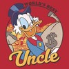 Men's DuckTales World's Best Uncle Pull Over Hoodie - 2 of 4