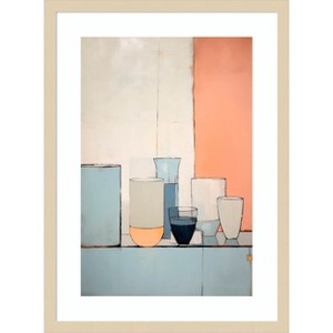 Amanti Art Pastel Still Life by Treechild Wood Framed Wall Art Print - 1 of 4