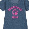 Girls' - Barbie - Birthday Girl Graphic Short Sleeve Fleece Dress - 2 of 4