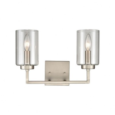 Thomas Lighting West End 2 - Light Vanity in  Brushed Nickel