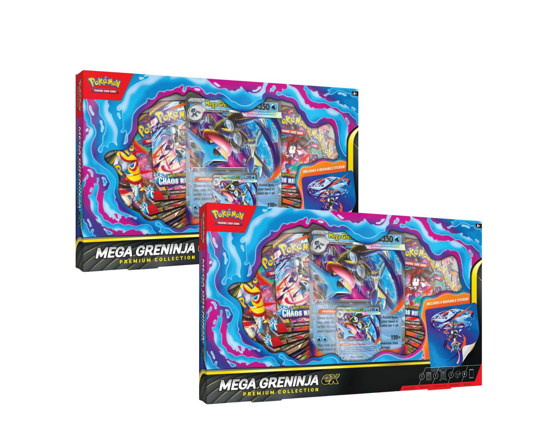 Pokemon TCG: Mega Greninja ex Premium Collections (2-Pack)