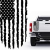 TruAIR 2-Pack Distressed American Flag Car Sticker - 3 of 4