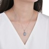 Clotth Elegant 925 Sterling Silver Pendant Necklaces - Perfect Birthday or Special Occasion Gift for Women with Exquisite Designs - 2 of 4