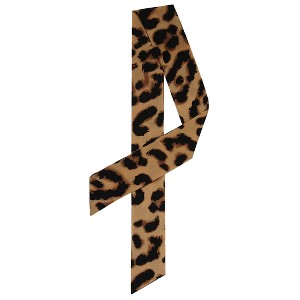 Allegra K Women's Long Neckscarf Fashion Leopard Print Skinny Scarf 88x5cm/35x2" 1 Pc - 1 of 4
