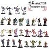 Monster Protectors Painted Fantasy Mini Figures for D&D - 1"  28 Pieces - 2 of 4