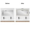 Amanti Art Mirror Makeover Bathroom Mirror Frame Border Kit - Fully Assembled Peel and Stick Frame - Mirror NOT Included - Parlor Trim - 4 of 4