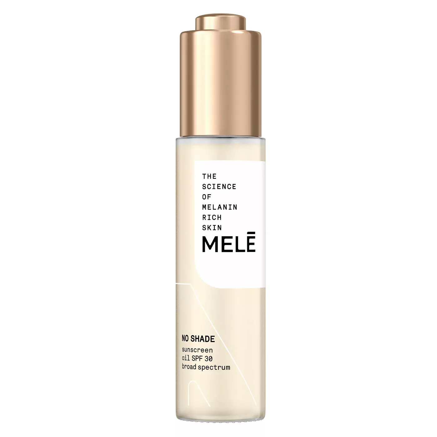 Mele No Shade Sunscreen Oil Broad Spectrum for Melanin Rich Skin - SPF 30 - 1 fl oz - image 1 of 8
