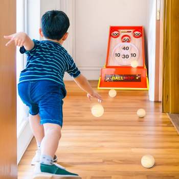 Point Games Ball Hop Game - Collapsible Arcade Games Indoor and Outdoor - Solo or Team Home Game for Party Activity Birthday - Easy Setup