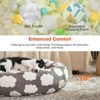JOEJOY Dog Beds Large Sized Dog - Washable Furry Pet Beds, Round Orthopedic Corduroy Fleece Puppy Beds with Removable Zipper Cover - 2 of 4