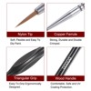 Unique Bargains Detail Nylon Hair Miniature Painting Brush 5 Pcs - 4 of 4