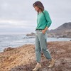 Lands' End Women's Mid Rise Classic Straight Leg Chino Ankle Pants - 4 of 4