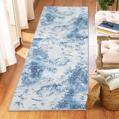 Abstract Modern Rug - Washable soft carpet with non-slip backing, foldable & stain-resistant