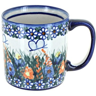 Blue Rose Polish Pottery WR Unikat Mug