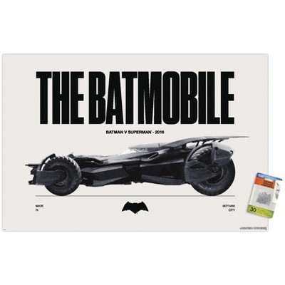 Trends International DC Comics Batman: 85th Anniversary - The Batmobile 2016 Unframed Wall Poster Prints
