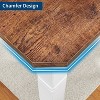 78'' Dining Table for 6-8,Industrial Kitchen Room Table with Chamfer Corner for Dining Room, Kitchen - 4 of 4