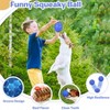 Itopfox Indestructible Squeaky Dog Ball, Anxiety Relief, Teeth Cleaning, Interactive Chew Toy for Aggressive Chewers, Large Breeds, Waterproof - 4 of 4