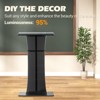 Slanted Podium Lectern Conference Pulpit Acrylic Podium Clear Transparent Church Lectern Pulpit Office Stand Up Floor-Standing Podium Lectern - 4 of 4