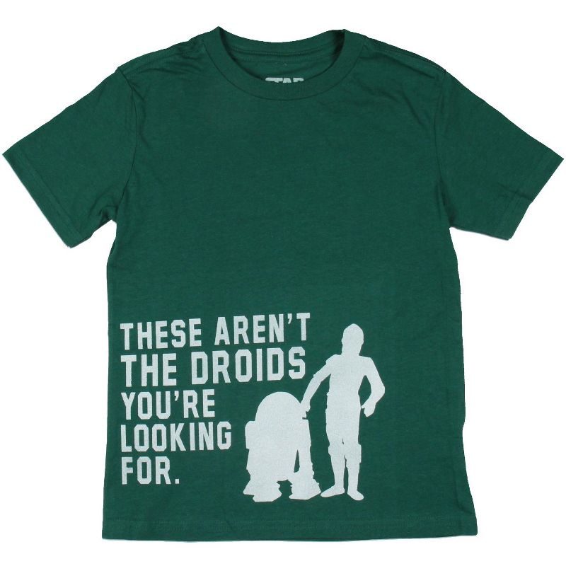 Star Wars Boys' These Aren't The Droids You're Looking For Tee Shirt Kids, 1 of 5