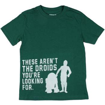 Star Wars Boys' These Aren't The Droids You're Looking For Tee Shirt Kids