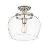 Joliet 13" Glass Flush Mount Ceiling Light - Mid-Century Modern, Dimmable, Damp Rated - 2 of 4