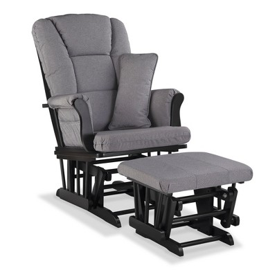 Dutailier sleigh glider and ottoman outlet set